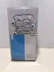 Style Selections Shower Hooks 12 Pack Chrome Finish 0135494 "NIB"