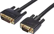 Amazon Basics DVI-I (24+5 Pin) to VGA Cable - 3.1m