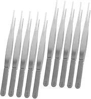 Generic 10pcs Gardening Tweezer Thickened Extended Plant Tweezers Comfortable Grip for Bonsai Nature Exploration and Crafts