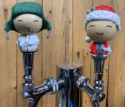 Christmas Vacation Beer Keg Mini TAP HANDLES Cousin Eddie Clark Griswold Santa