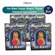 10 Boxes Super Magic Man Antiseptic Tissue Ice Blast Longer Delayed Ejaculation