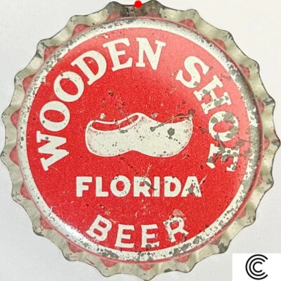 The Wooden Shoe Brewing Co. BEER cork lined beer bottle cap 1939-1953
