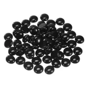 Fire Glass Beads Round Glass Marbles Gravel Pebbles 1000g/2.2lbs Black