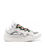 Curb leather trainers 44,39,40,41,42,43 White