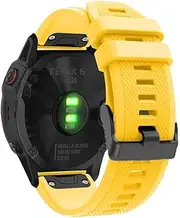 [ISOUDE] 20 22 26mm QuickFit Silicone Watchband Strap For Garmin Fenix 5S 5 5X Plus 6S 6 6X Pro 3HR 935 Smartwatch Release Quick Bracelet