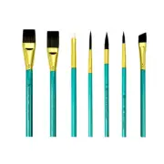 Royal MENTA Synthetic SQUIRREL Angular Round Wash Script Scrub Stroke Brush