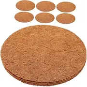 Generic 10pcs Birdcage Mat Bird Cage Accessories Bird Nesting Pond Netting Trellis Netting Pigeon Deterrent Birdcages Bird Liner Bird Net Cockatiel Coconut Palm Silk Light Brown
