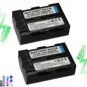2x Battery for Pentax D-Li50 K10 K10D K20D Sigma BP-21 SD1 Merrill SD14 1900mah