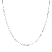 Bevilles 50cm Sterling Silver Wide Box Chain Men's Necklace