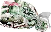 [WOSHJIUK] Working Hat 2 Pack Scrub Caps for Women,Tower Stone Tree Mountain,Tie Back Cap Adjustable Scrub Hat