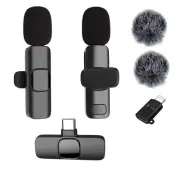 Wireless Lavalier Microphone for iPhone, iPad and Android Devices, Noise Canc...