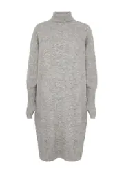 Day Birger ET Mikkelsen Devina Midi Jumper Dress - Grey - S (UK8-10 / S) S (UK8-10 / S)