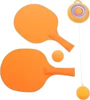 GALPADA Set Indoor Hanging Table Tennis Trainer Kit Self Practice Pong Ball Set with Paddles for Hand Eye Coordination and Visual Acuity Training for Home Use All Ages