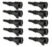 Set of 10 NGK Direct Ignition Coils for Ford Excursion E-350 Econoline (for: Ford)