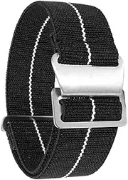 [MEIDAI] 60S French Army Nato Strap 20mm Parachute Elastic Nylon Watchbands 22mm For Garmin Vivoactive 4 3 / Venu SQ 2 Plus Watch band