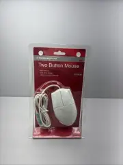 MOUSE model no PD39DB white roller ball computer PC PS2 keyboard two button NEW!