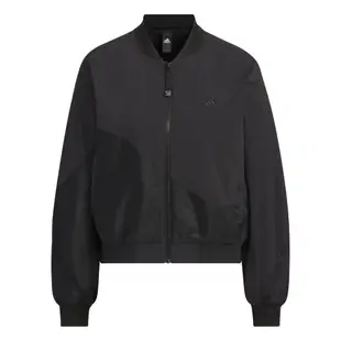 Adidas Bomber JKT IM8872 女 外套 夾克 飛行外套 運動 休閒 寬鬆 黑
