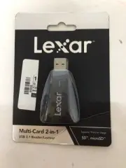 Lexar multi-card 2-in-1 Reader and lecteure SD, microSD New (44242)