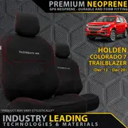 Holden Colorado 7 / Trailblazer Premium Neoprene 2x Front Seat Covers (Made to Order)