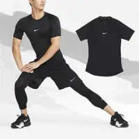 在飛比找ETMall東森購物網優惠-Nike 短袖 Pro Dri-FIT Tight 男款 黑