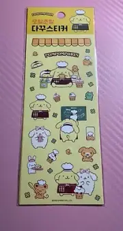 sanrio pompompurin sticker sheet