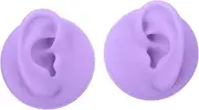 OHPHCALL Professional 2pcs Silicone Ear Piercing Models for Practice Teaching Purposes
