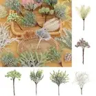 Xmas Ornament Home Decor Simulation Plants Artificial Flowers Pine Faux Grass