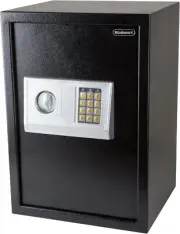 Digital Safe - Electronic Steel (L) 13.5" x (W) 12" x (H) 19.75", Black