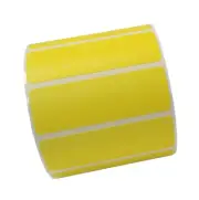 8RLS 3.5x1.25 Direct Thermal (YEL) Labels Shipping Adhesive Zebra Rollo Stickers