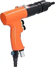 Pneumatic Rivet Nut Gun, Adjustable Speed Automatic Air Riveter-Non Slip Handle, Self Locking Industrial Grade Pull Rivnut Tool Kit Compatible for M10 M12 KV-7805E(JP Interface)