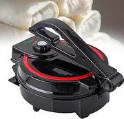 Electric Chapati Maker, 8in Roti Maker with Indicator Light Display, Tortilla Press with Non-Stick Coating Temperature Control 0-240℃ for Homes, Restaurants, Dessert Stores