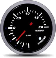 SKMWLMRAJ 2.5 Inch 60mm Auto Turbo Boost Gauge 2 BAR Black Car Gauge Acessories Car Turbo Boost Meter Digital Pression De Turbo Vakuum Boost Meter