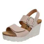 Otbt peasant wedge sandal size 9