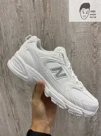 在飛比找Yahoo!奇摩拍賣優惠-【AND.】NEW BALANCE 530 白 皮革 拼接 