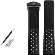 [MGTCAR] Watchband 22mm Genuine leather bracelet watch strap For TAG HEUER MONACO Series mens wristwatches band fold buckle Nubuck watchbands