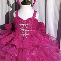 在飛比找蝦皮商城精選優惠-迪士尼兒童芭比蘿莉塔公主裙生日蓬蓬裙中兒童禮服時髦洋氣新款