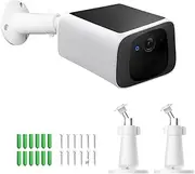 [Pack of 2] Compatible with EufyCam 2C/2C Pro/2 Pro/E20/E40 and Google Nest Cam Wall Mount, Weatherproof, 360 Degree Rotation, Safe and Easy Installation for Indoor and Outdoor Use, White