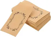 Gadpiparty 50pcs Mini Paper Envelopes Self Sealing Brown Storage Pouches for Money Coins Seeds Organizing Small Items Multi Use Packing Bags