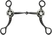 koolsoo Horse Bit Stainless Steel Retro Sturdy for Horse Accessory Professional Horse Snaffle Bit Horse Chewing Training Bit