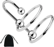 Metal Penis Ring Double Cock Penis Head Ring Multi Bead Penis Plug Male Dilator Penis Urethral Sounds Dilator Penis Plugmulti Screw