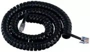 NEC 12 FT DSX 1090020 1090021 1090034 Phone Handset Curly Coil Cord Black NEW