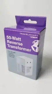 Conair Travel Smart FR23ta Reverse 50 Watt Step Up Power Converter 220v to 110v