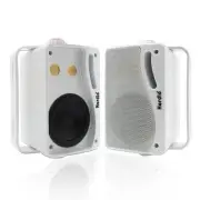 3.5 Inch Passive Outdoor Speakers Wired Waterproof, 200W 3 Way Premium Mounta...