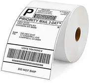 SUPERUNO Thermal Labels 100x150mm(40mm core) 350 Labels per roll,Printer Labels,Thermal Shipping Labels, Thermal Printer Label Paper,