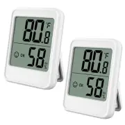Temino 2Pack Digital Hygrometer Thermometer Room Thermometer Indoor Thermomet