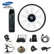 48V 500W 28" 29" 700C eBike Conversion DIY Kit, 48V 20A (Samsung Cell) Battery