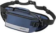 Waist Fanny Pack - Anti Theft Waist Bag | Bum Bag | Fanny Pack with Zipper | Spacious Nylon Fanny Chest Reflective Packs for Running | Bumbags Fanny | Travel Hiking Running Sports Belt Bags
