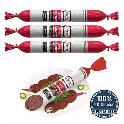 3x Hungarian PICK Rakoczi Salami with Paprika 750g / 26.5oz