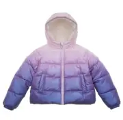 Rokka&Rolla Girls' Heavyweight Puffer Jacket Sherpa Lined Winter Coat