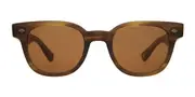 Garrett Leight CANTER SUN SDT/PCOF Men's Sunglasses Tortoiseshell Size 47